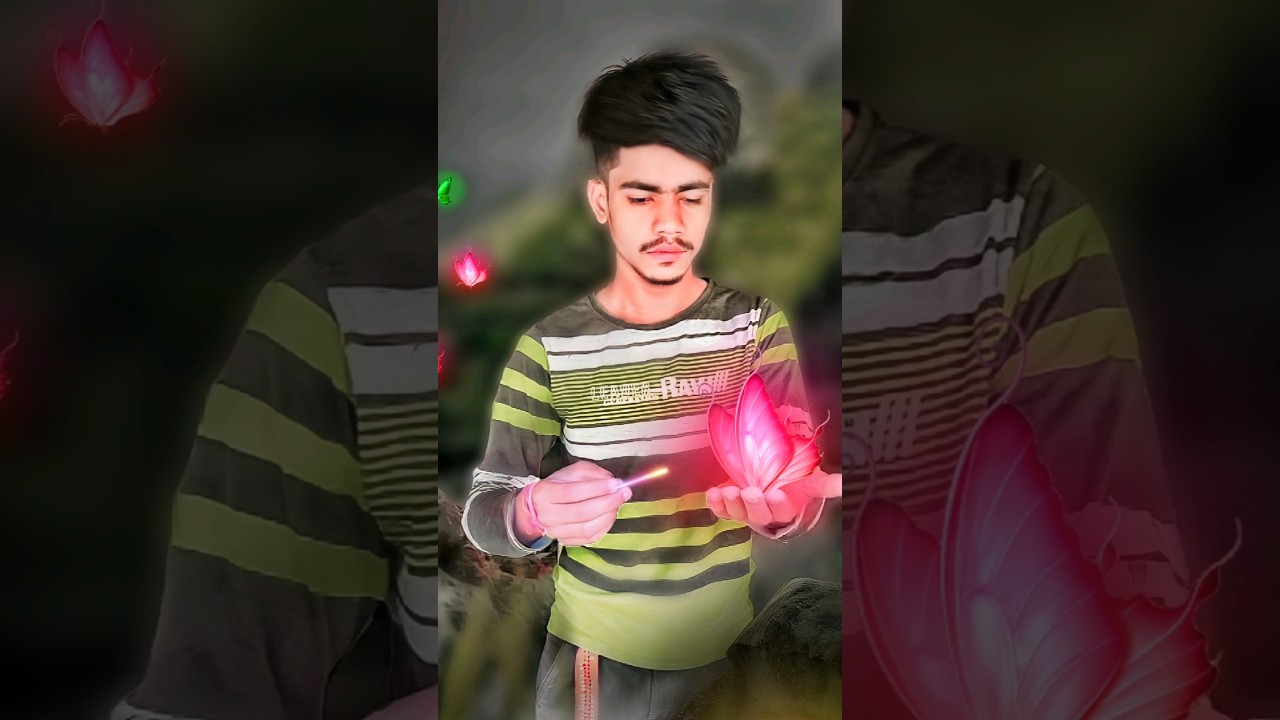 Light Butterfly Photo Editing | BUTTERFLY 🦋 | ENCODE 0X 