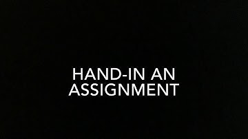 Hand in Assignment on Teams