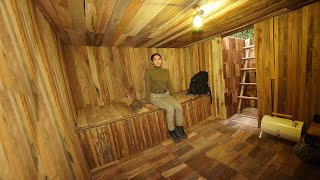 Building Complete Underground Wooden Dugout Shelter, Start To Finish