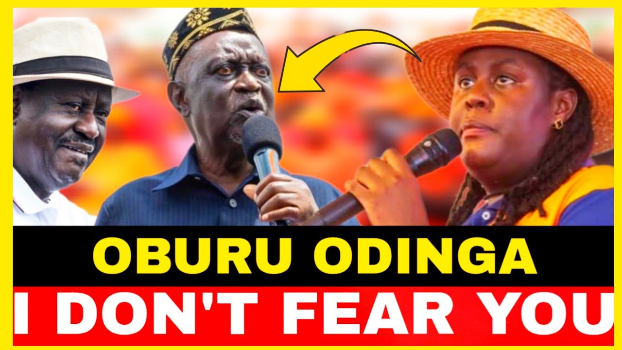 OBURU ODINGA I DON'T FEAR YOU!! WINNIE ODINGA WARN OBURU ODINGA FACE TO FACE 