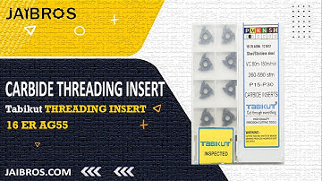 16ER AG55 External Threading Tabikut carbide Insert - Jaibros (CNC Machine Tools)