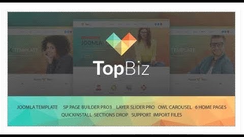 TopBiz - Responsive Corporate Joomla Template With Page Builder | Themeforest Templates