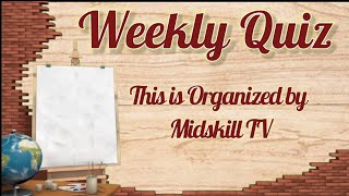 Quiz Ll Ep -1 Ll Midskill Tv Ll