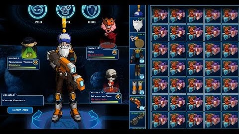 FusionFall Retro - Opening knishmas presents