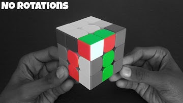 Do these 5 F2L cases without Rotating !