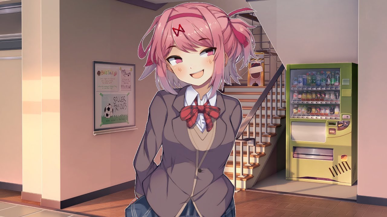 natsuki (doki doki literature club and 1 more) drawn by gianxander