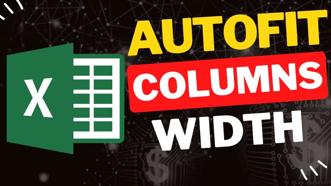 How to AutoFit Columns Width in Excel - YouTube
