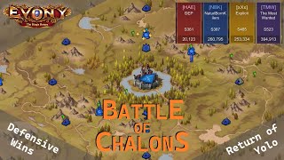 Winning Defensive or Offensive? | Chalons S9 R1 | Evony TKR