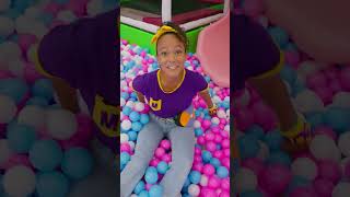 Meekah Plays in the Ball Pit #shorts