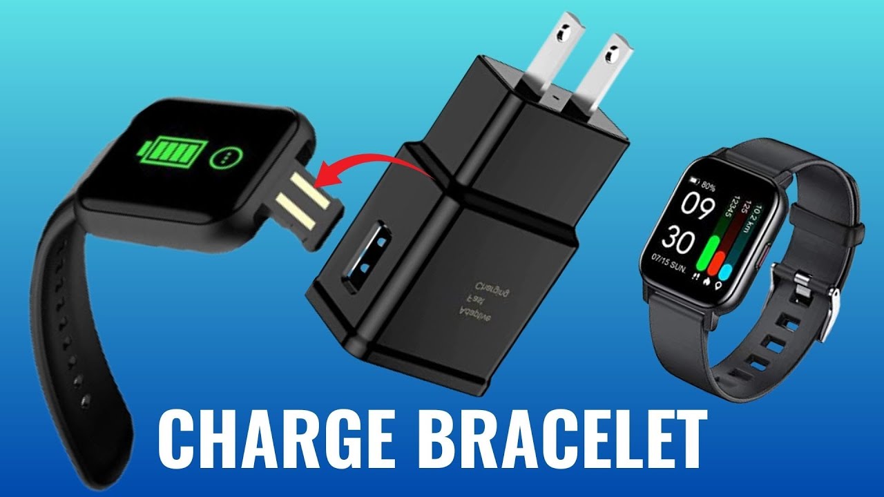 How to charge a Smart band bracelet - YouTube