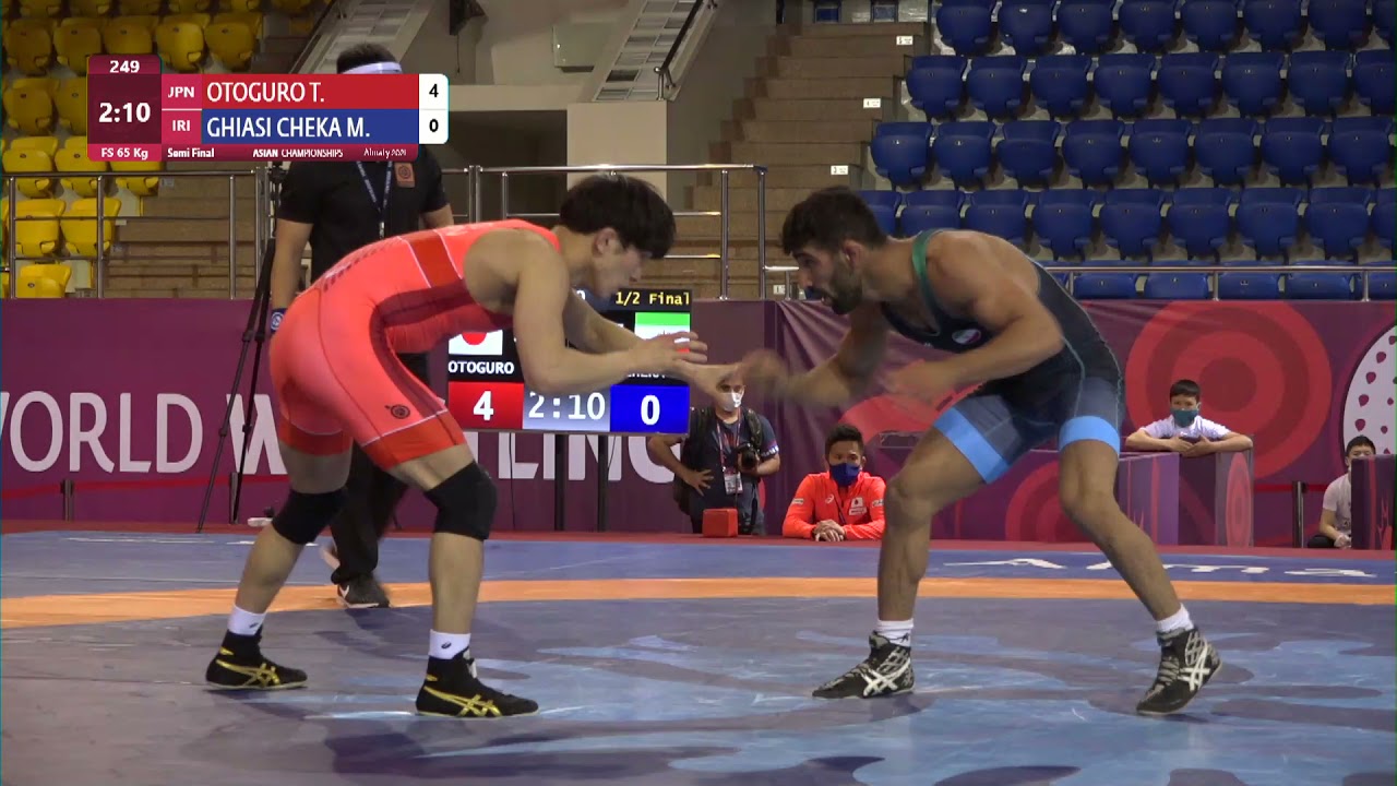 1/2 FS - 65 kg: T. OTOGURO (JPN) v. M. GHIASI CHEKA (IRI)