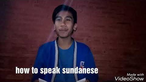Learning sundanese language with akang Anwar