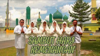 SAMBUT HARI KEMENANGAN Cipt. Meck Gibi, LT. LAB MUSIC  (  VIDEO ) KELUARGA JUKEY