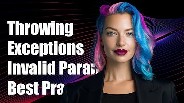 Should You Throw Exceptions for Invalid Method Parameters? Best Practices Explained