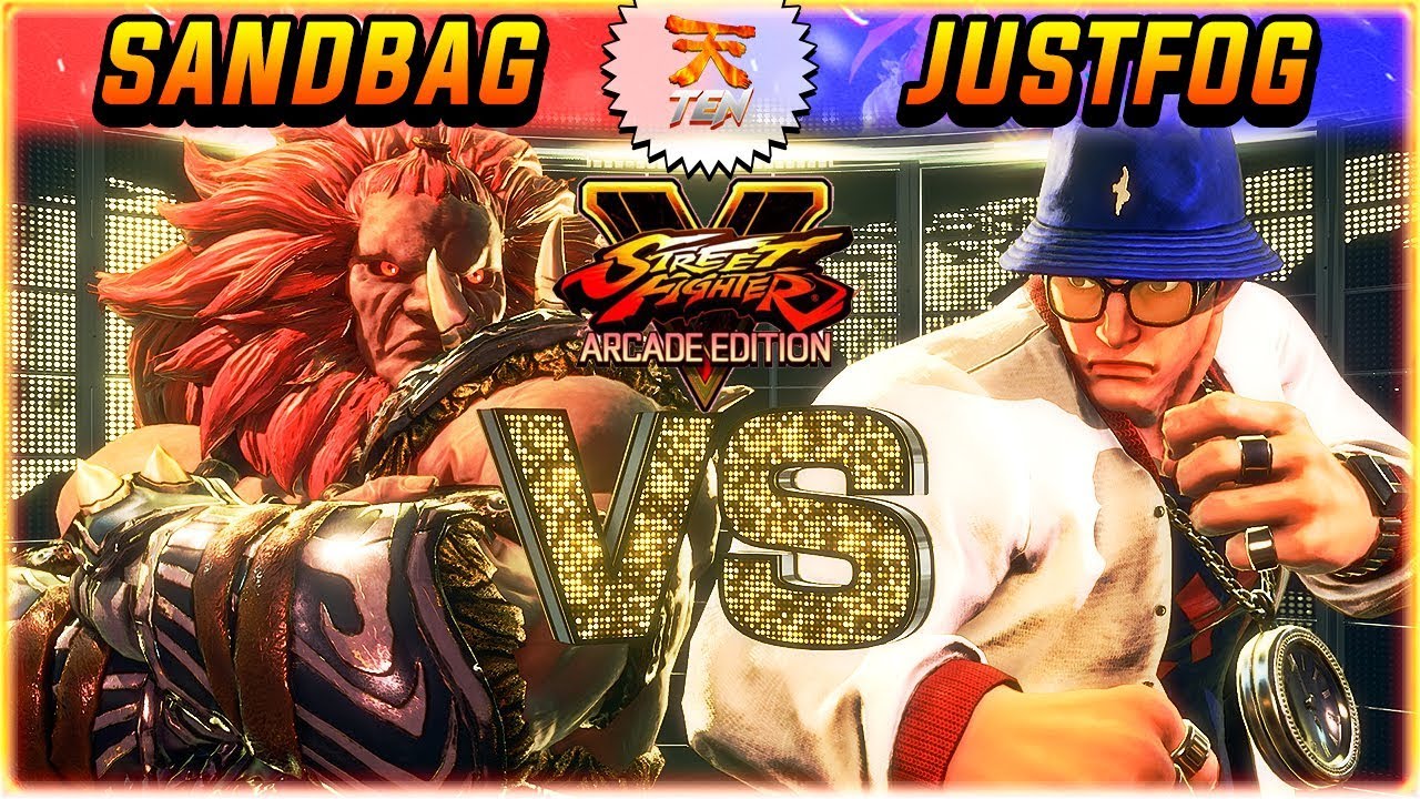 SFV AE ✪ SANDBAG (Akuma) vs JUSTFOG (#1 Online RYU) | Ranked Match ✪ SF5 TenSFV