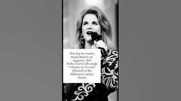 Thumbnail of This day in country music history on 8/5/95 Trisha Yearwood hit the charts #countrymusic #90scountry