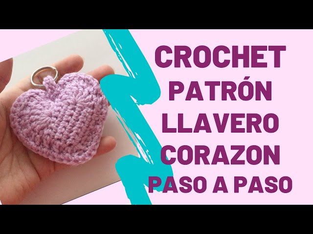 LLAVERO tricotin CORAZON​💜​ en Español! — Lutepy Collection