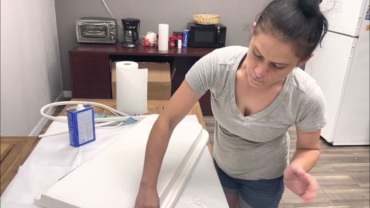 Step 2 changing a inward swing walk in tub door gasket YouTube