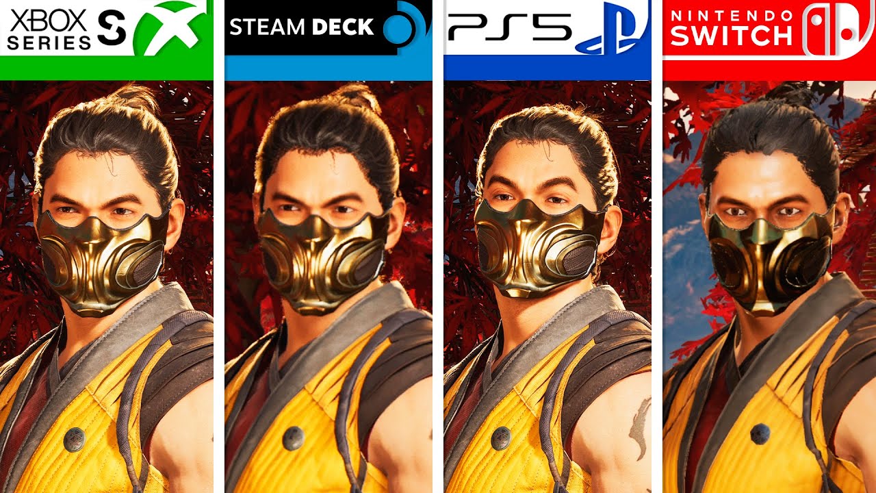 Steam Deck vs Nintendo Switch - Mortal Kombat 1 
