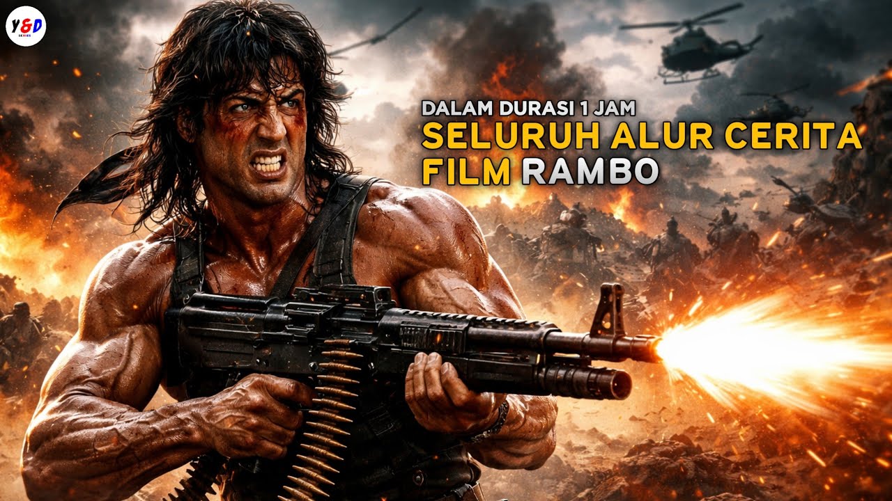 RAMBO Lengkap 1–5 | Alur Cerita John Rambo dari Awal hingga Akhir (1 Jam)