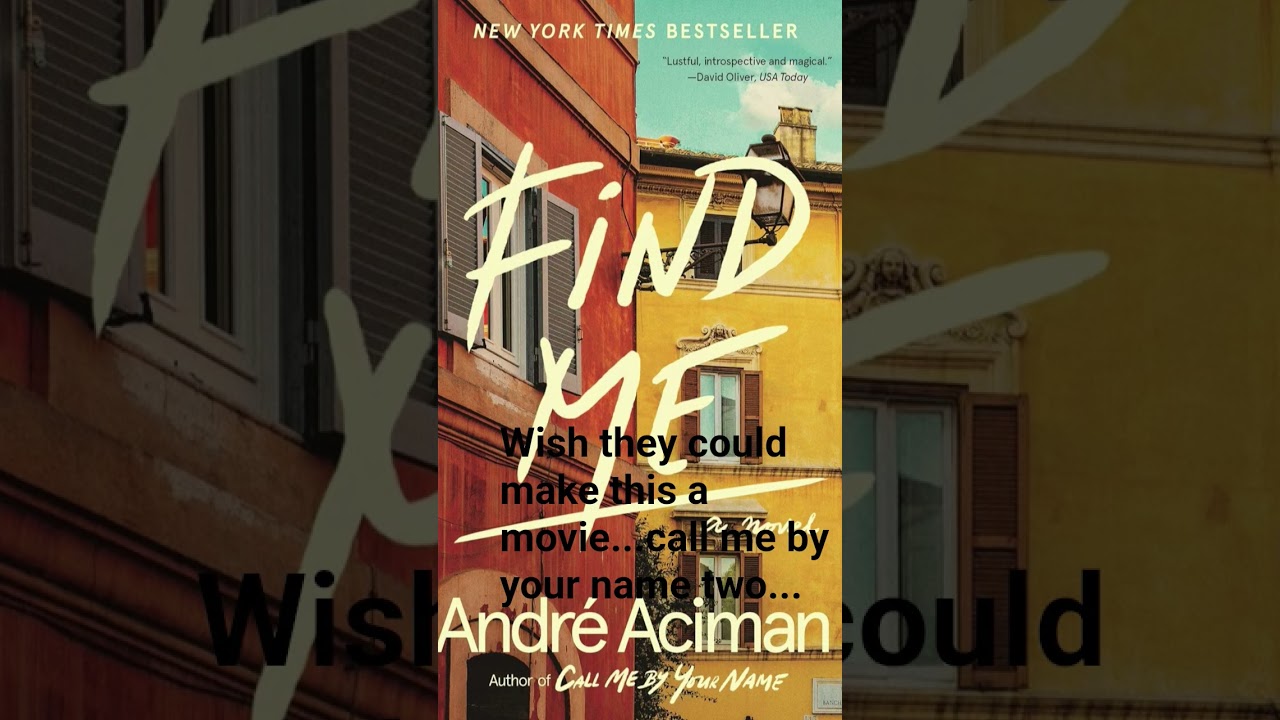 I wish they could make this a movie..CMBYN 2..tho i understand they couldn't.. 