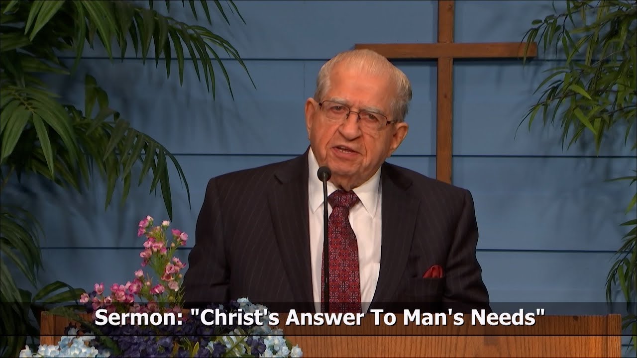 Christ's Answer To Man's Needs