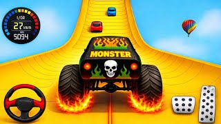 Monster Truck Mega Ramp Impossible Driver - Mega Ramp Monster Truck Racing - Android Gameplay screenshot 3