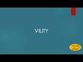 Vility meaning