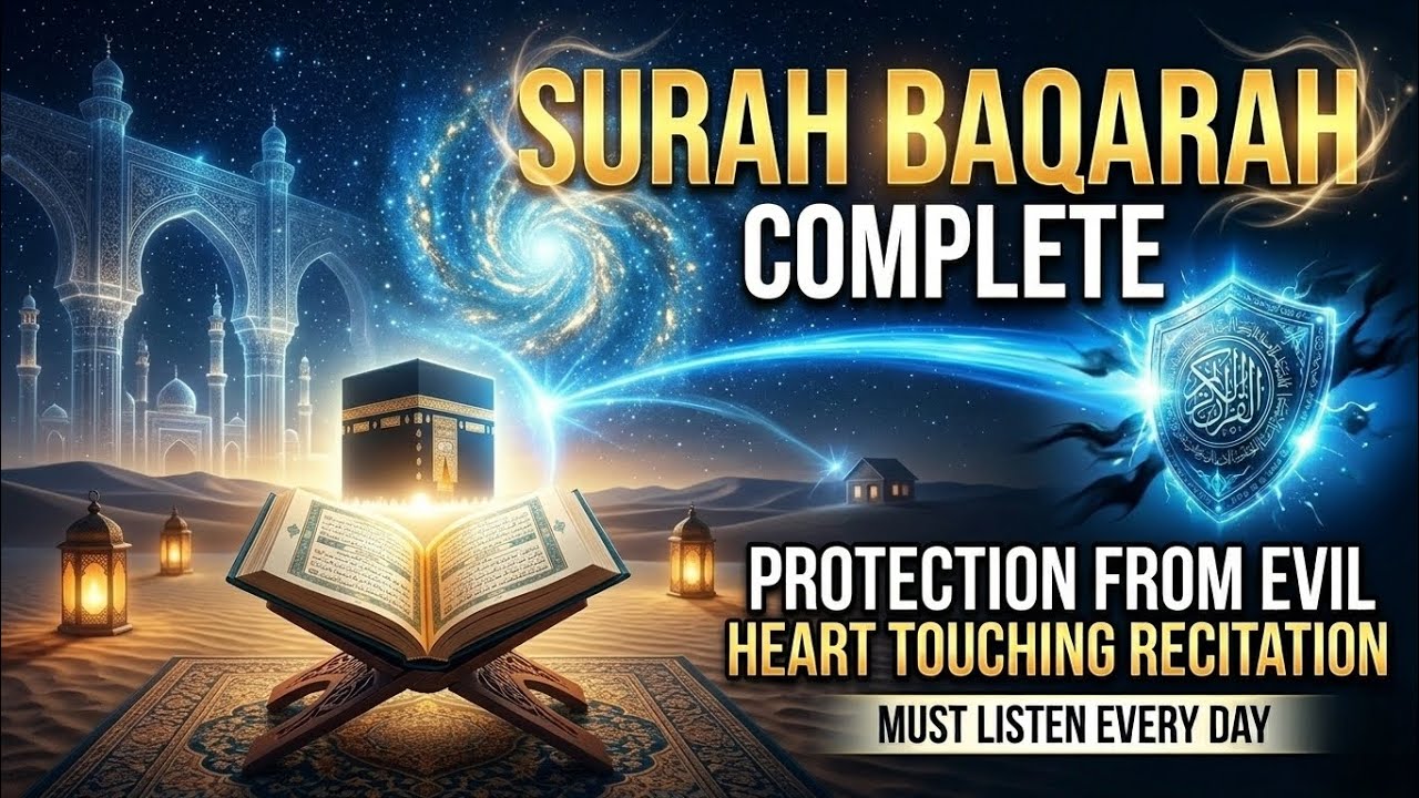 Surah Al Baqarah Complete (Full) | Spiritual Protection | Peaceful & Emotional Tilawat 