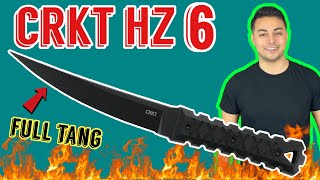Mini Self Defense Samurai Sword!  CRKT HZ6 Review | Tactical Fighting Fixed Blade  | James Williams