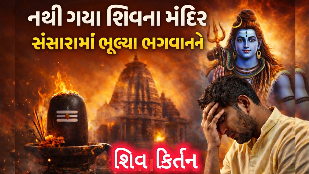I have not gone to the temple of Shiva, I have forgotten God in the world | Shiv Bhajan Gujarati | Rahul Thakkar | Shiv Kirtan