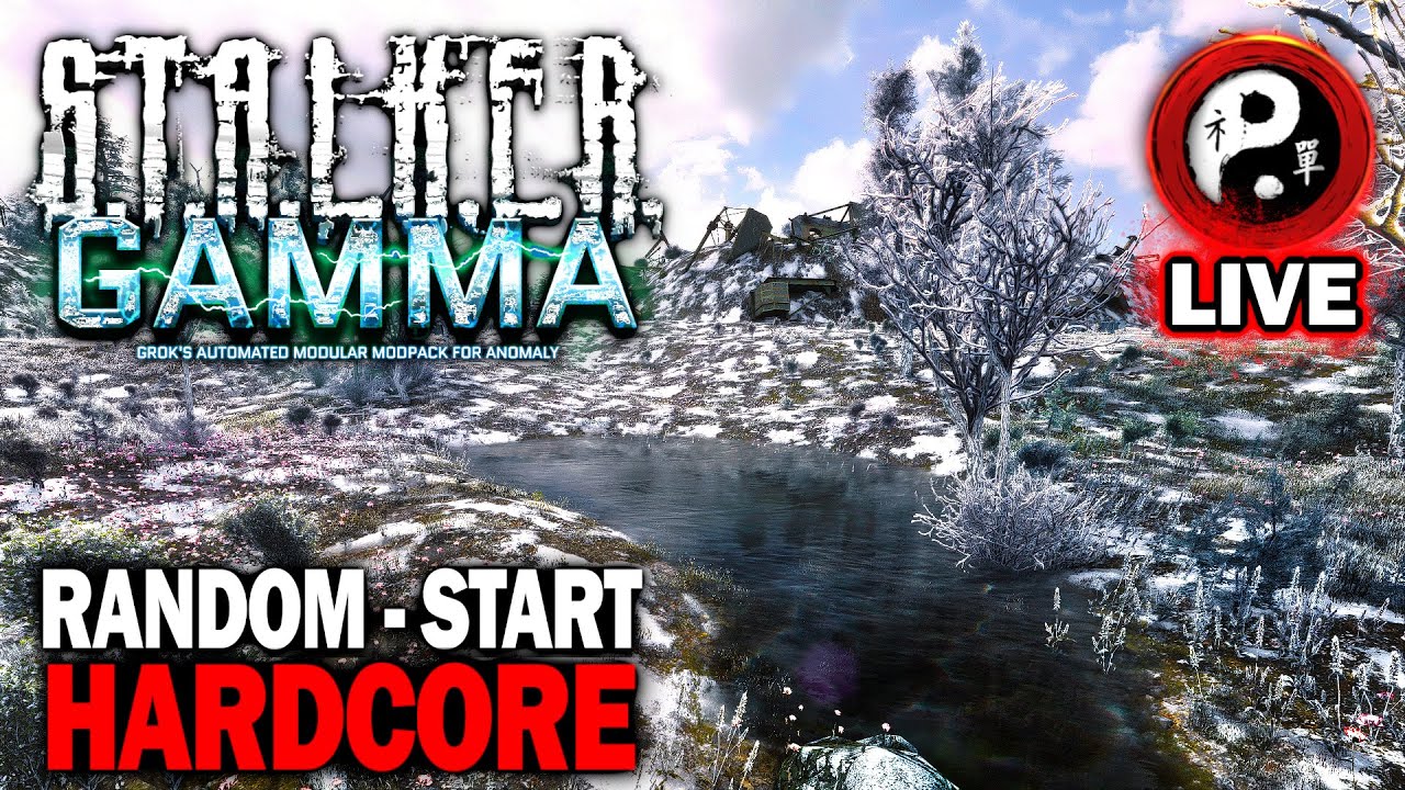 🔴 LIVE — STALKER GAMMA ☢️ Random Start Hardcore ☢️ A new journey begins !