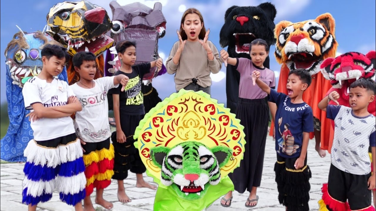 KESERUAN LOMBA BARONGAN || BARONGAN BAIK VS BARONGAN JAHAT BERHADIAH BARONGAN MACAN HIJAU