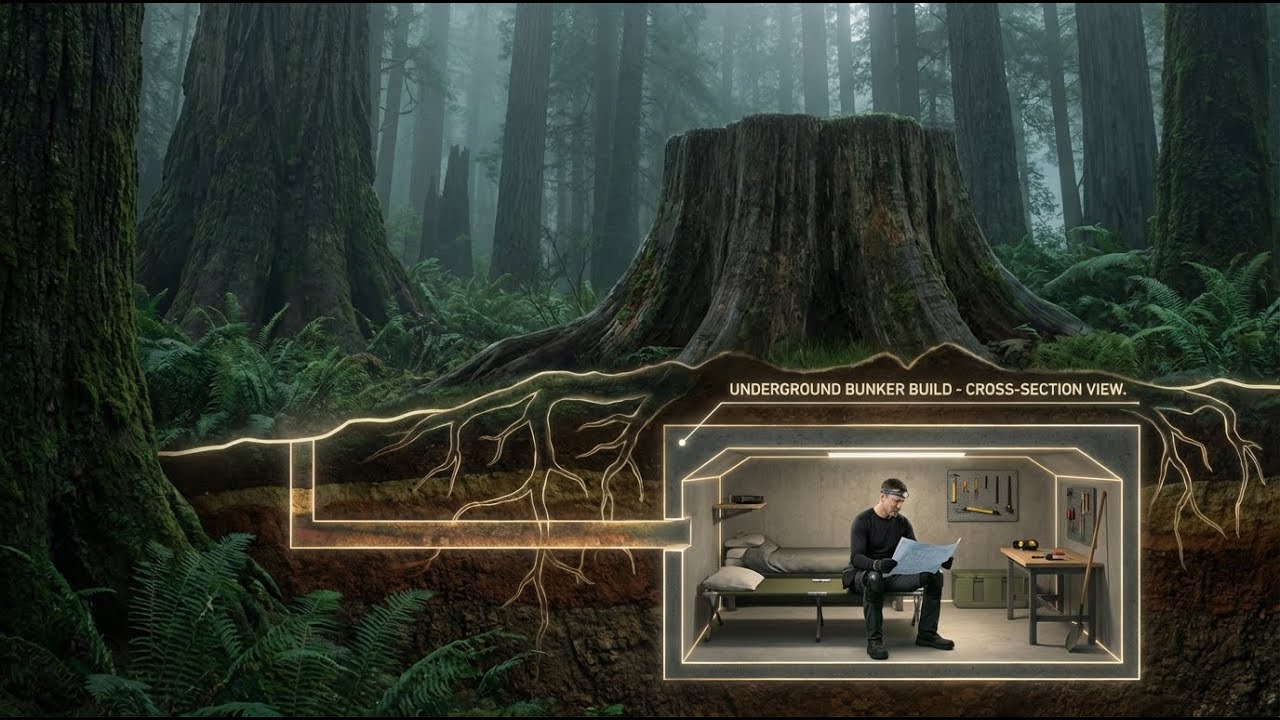 Giant Hollow Tree: My Ultimate Survival Shelter Plan REVEALED