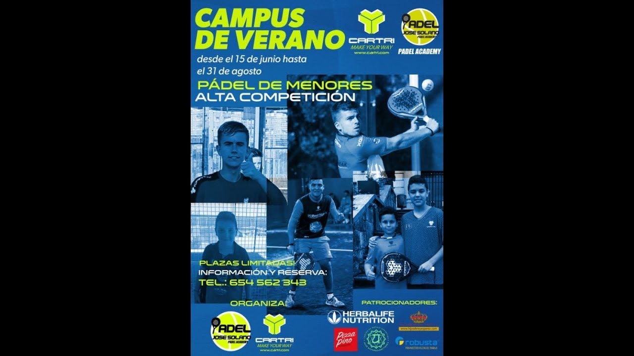 Vamos Pádel. Campus Solano /Cartri 2019 en Inacua Centro Raqueta Iusión