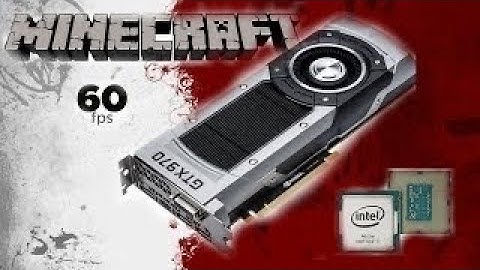 MINECRAFT SHADERS TEST 1.8 GTX 970 AND I7 4790K