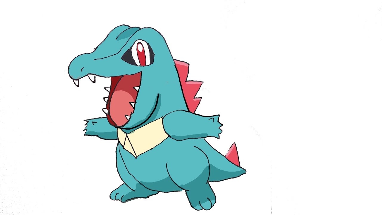 Uncategorized How To Draw Totodile how to draw totodile pokemon youtube pokemon