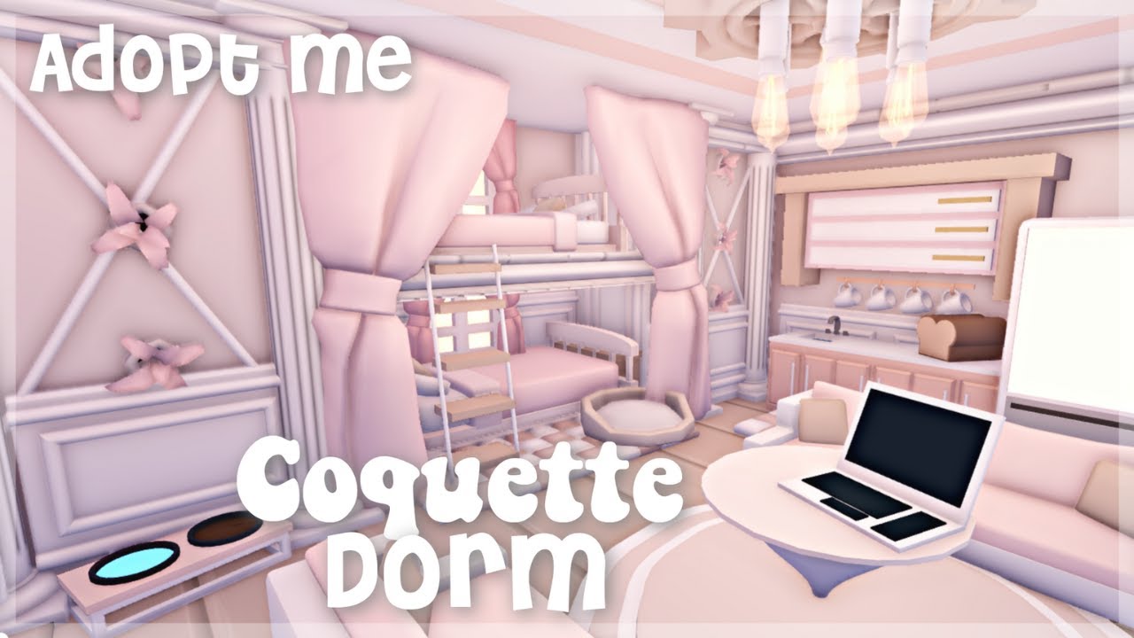 Coquette Dorm House Build Adopt Me YouTube coquette-dorm-house-build-adopt-me-youtube