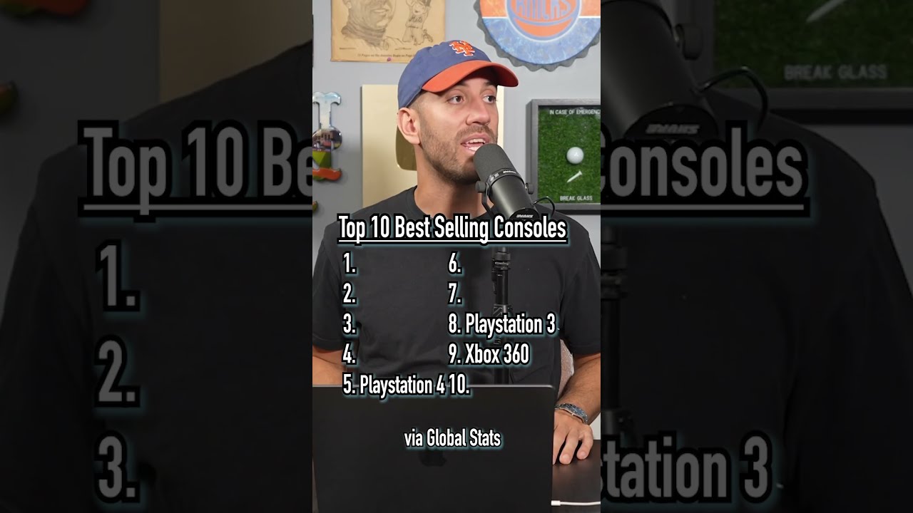 TOP 10 Best Selling Video Game Consoles Of All Time Shorts Videogames Nintendo Playstation