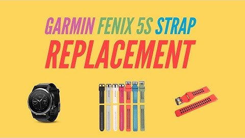 Garmin Fenix 5s Strap Replacement Tutorial - How To Replace Your Strap