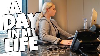 A REALISTIC DAY IN MY LIFE AS A RECEPTIONIST | HOLLYANNALISA