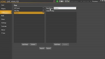 4. TrackMan Performance Studio (TPS) tutorial - Club List