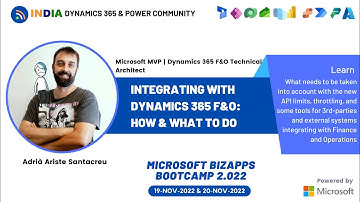Integrating with Dynamics 365 F&O: how & what to do