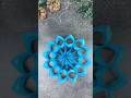 3D Paper Snowflake ❄️ Easy DIY #Shorts