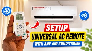 How to Setup Connect Universal AC Remote to Any Air Conditioner 2 Easy Methods