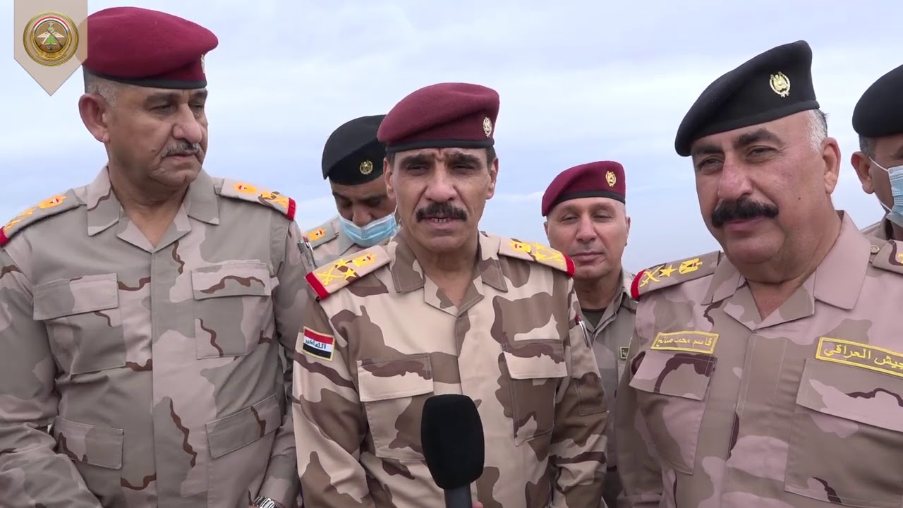 رئيس أركان الجيش يتفقد قيادة فرقة المشاة العشرين في قضاء سنجار