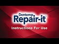 Dentemp repairit instructions for repairing dentures