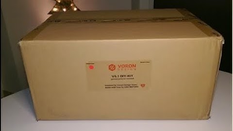VORON 0.1 LDO Kit unboxing Take 1 ;-)