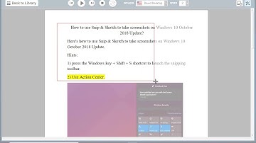 Use Snip & Sketch to take screenshots in Windows 10 October 2018 Update