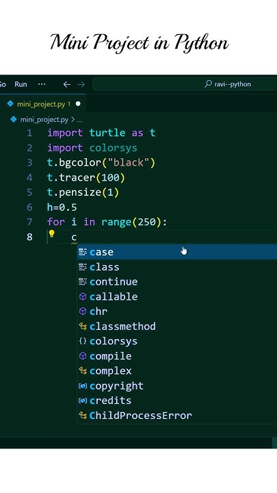 2)Mini Project in Python 35 Seconds #Shorts #learncodehub-R - YouTube